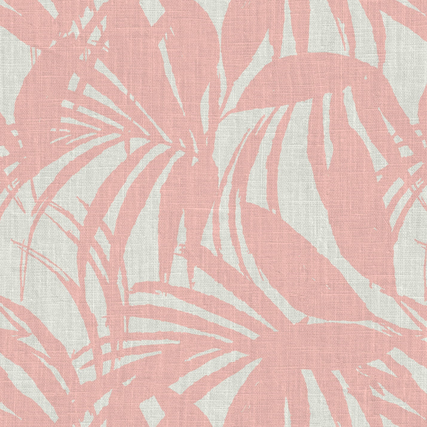 Oversize tropical leaf Natural Textured Eco-Friendly Non-toxic High-quality Sustainable practices Sustainability Interior Design Bold retro chic custom jungle garden botanical Seaside Coastal Seashore Waterfront Vacation home styling Retreat Relaxed beach vibes Beach cottage Shoreline Oceanfront white peach pink coral pastel baby orange fabric upholstery