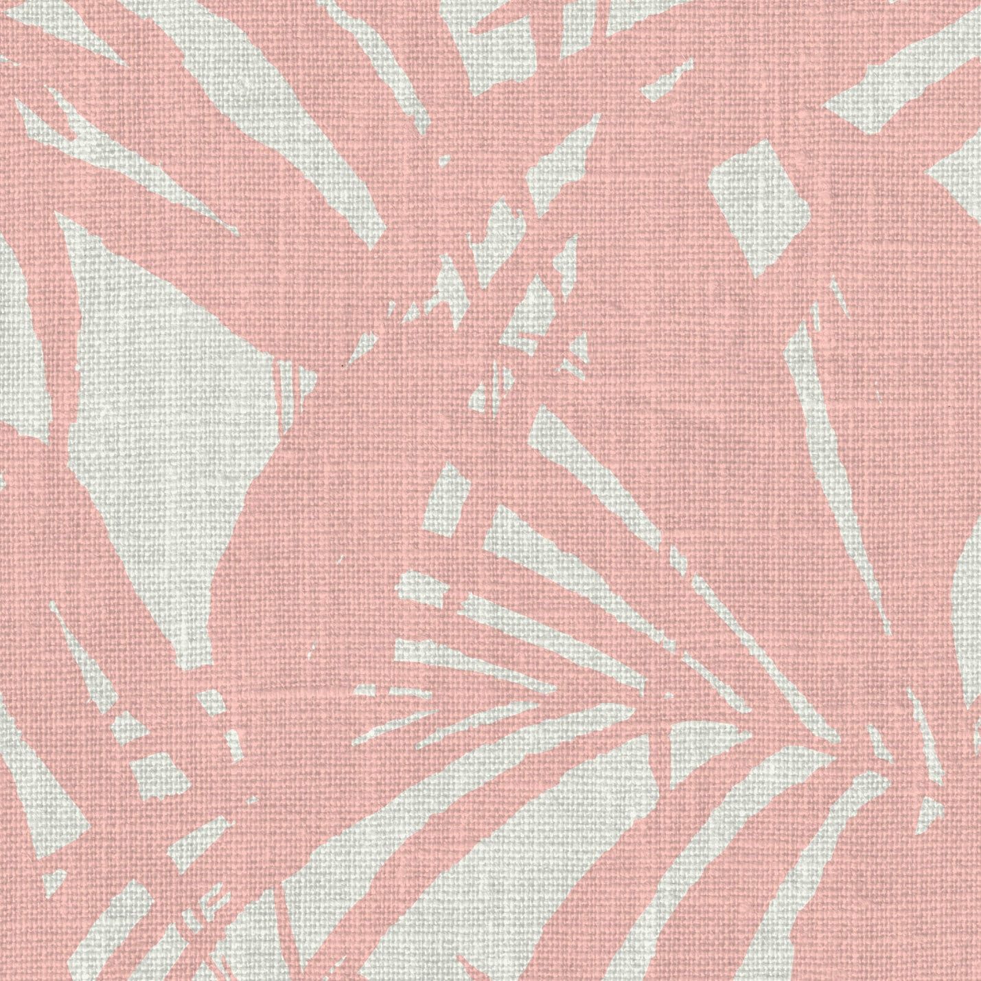 wallpaper oversize tropical leaf Natural Textured Eco-Friendly Non-toxic High-quality Sustainable practices Sustainability Interior Design Wall covering Bold retro chic custom jungle garden botanical Seaside Coastal Seashore Waterfront Vacation home styling Retreat Relaxed beach vibes Beach cottage Shoreline Oceanfront white peach pink coral pastel baby orange linen