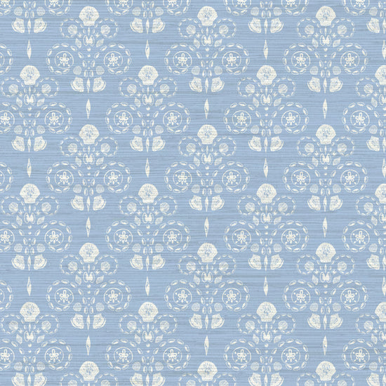 Conch Republic Wallpaper in Blue Sky Baby by Little Blue Designs