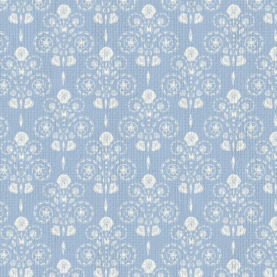 Conch Republic Wallpaper in Blue Sky Baby by Little Blue Designs