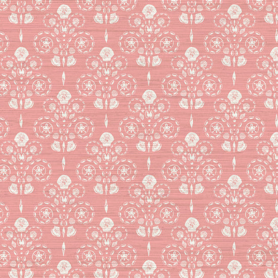 Conch Republic Wallpaper in Coral Is Calling by Little Blue Designs