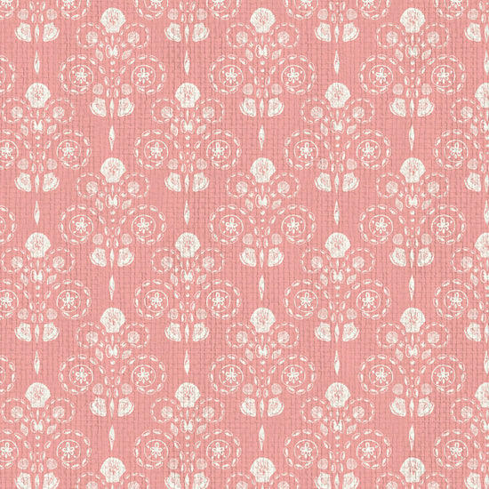 Conch Republic Wallpaper in Coral Is Calling by Little Blue Designs