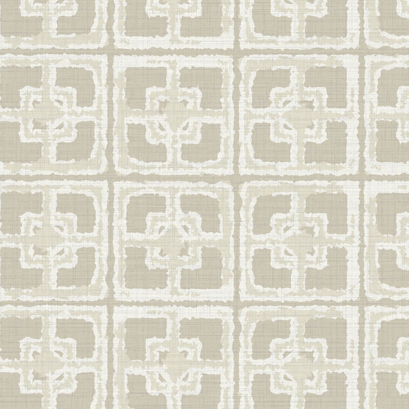 Dance Along the Edge Breeze Block Textured Performance Vinyl Wallpaper in Sand Castle Beige