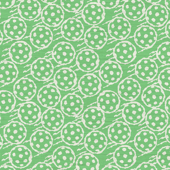 pickleball sport ball green white kids Grasscloth Natural Textured Eco-Friendly Non-toxic High-quality  Sustainable practices Sustainability Interior Design Wall covering Bold Wallpaper Custom Tailor-made Retro chic custom made