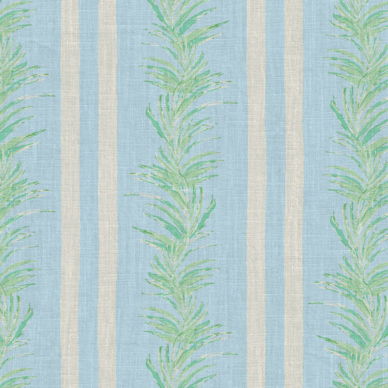 wallpaper Natural Textured Eco-Friendly Non-toxic High-quality Sustainable Interior Design Bold Custom Tailor-made Retro chic Grand millennial Maximalism Traditional Dopamine decor Tropical Jungle Coastal Garden Seaside Seashore Waterfront Vacation home styling Retreat Relaxed beach vibes Beach cottage Shoreline Oceanfront Nautical Cabana preppy Cottage core Countryside Vintage vertical stripe cabana leaf palm green mint white linen french light blue