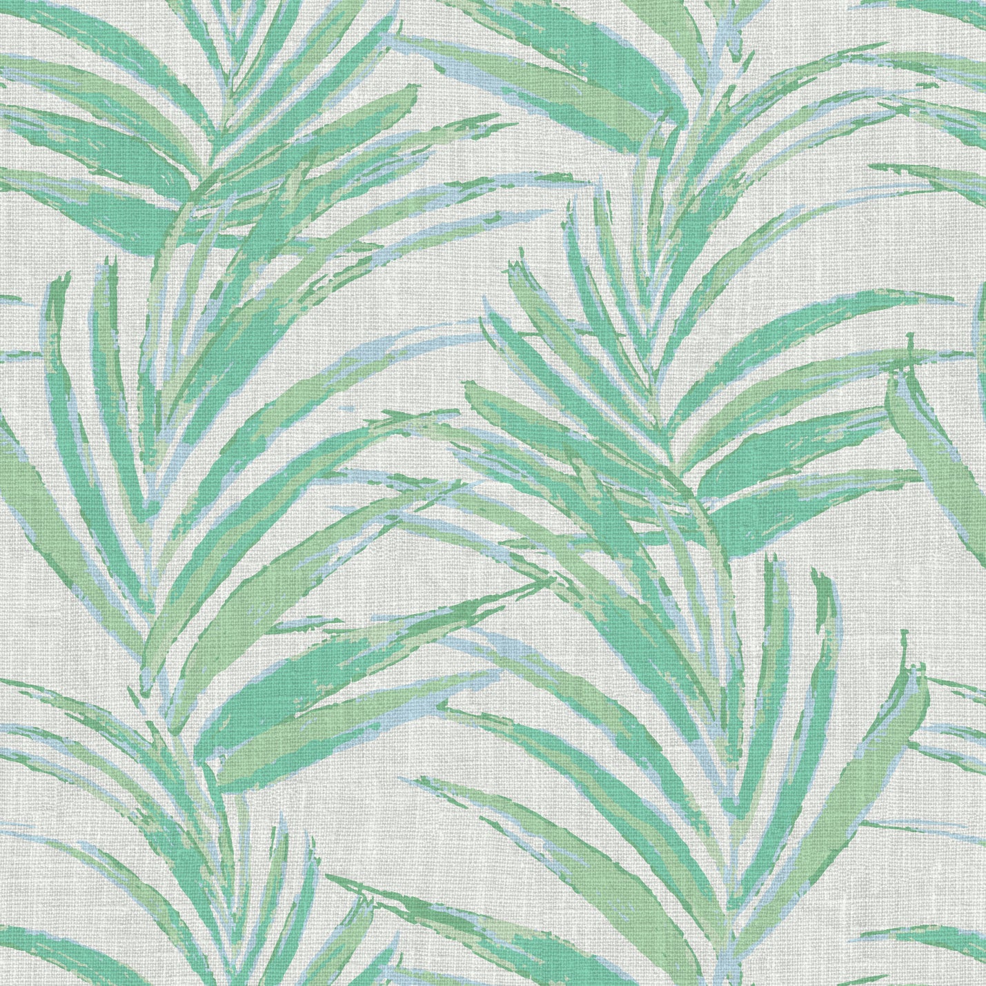 linear twisted palm leaves vertical oversized stripes Natural Textured Eco-Friendly Non-toxic High-quality Sustainable practices Sustainability Interior Design Bold Custom Tailor-made Retro chic Tropical jungle beverly hills hilton hotel palm print garden botanical Coastal Seashore Waterfront Vacation home styling Retreat Relaxed beach vibes Beach cottage Shoreline beverly hills hotel ocean blue sky light baby pastel green mint sage fabric upholstery