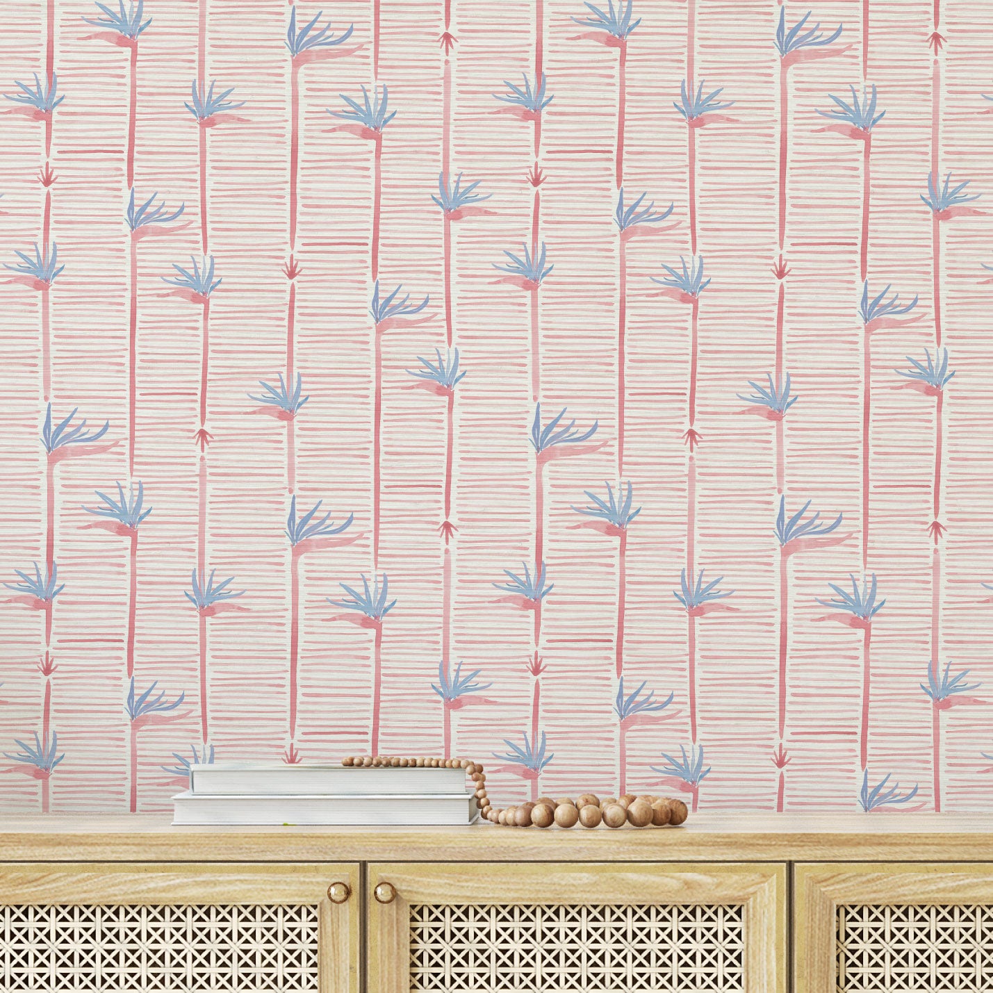 Gulf Coast Highway Wallpaper in Coral Is Calling by Little Blue Designs