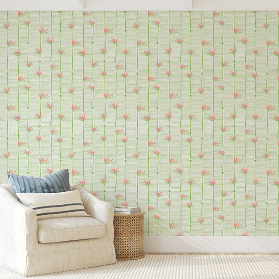 Gulf Coast Highway Wallpaper in Greener Grass by Little Blue Designs