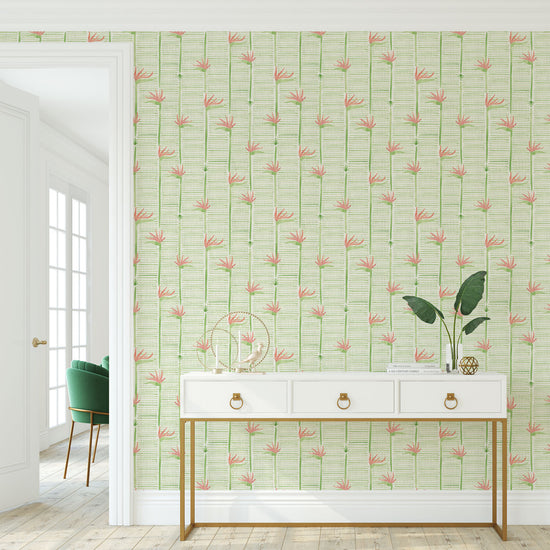 Gulf Coast Highway Wallpaper in Greener Grass by Little Blue Designs