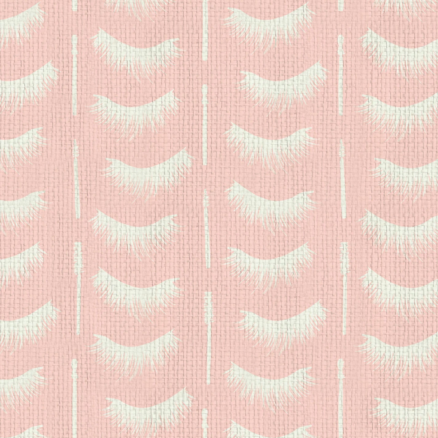 light baby feminine pink printed basketweave eyelash vertical stripes mascara wands in off-white beauty bar brow salon Natural Textured Eco-Friendly Non-toxic High-quality  Sustainable Interior Design Bold Custom Tailor-made Retro chic Bold paperweave paper weave