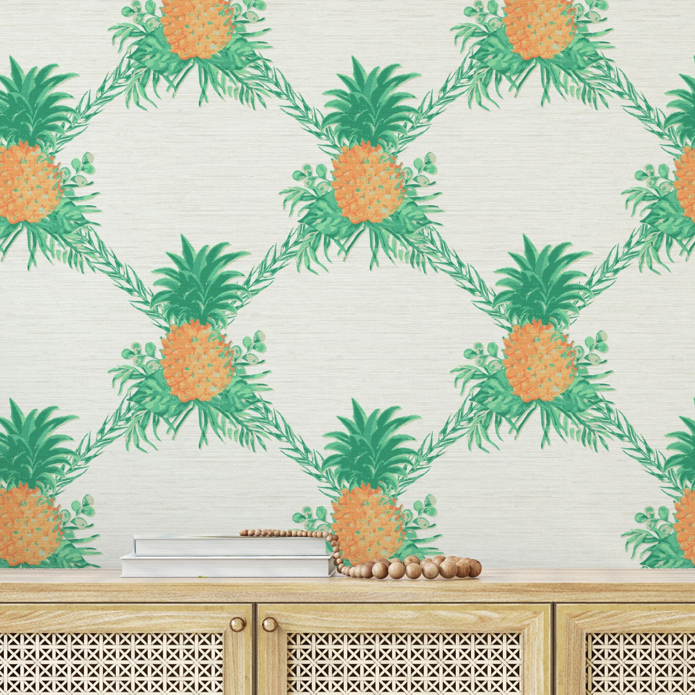 Grasscloth
Paper Weave
wallpaper
Natural
Textured
Eco-Friendly
Non-toxic
High-quality 
Sustainable
Interior Design
Bold
Custom
Tailor-made
Retro chic
Grand millennial
Maximalism 
Traditional
Dopamine decor
Tropical
Jungle
Coastal
Garden 
Seaside
Beach 
Ocean
Cabana
Preppy
pineapple
fruit
leaf
lattice
geo
botanical