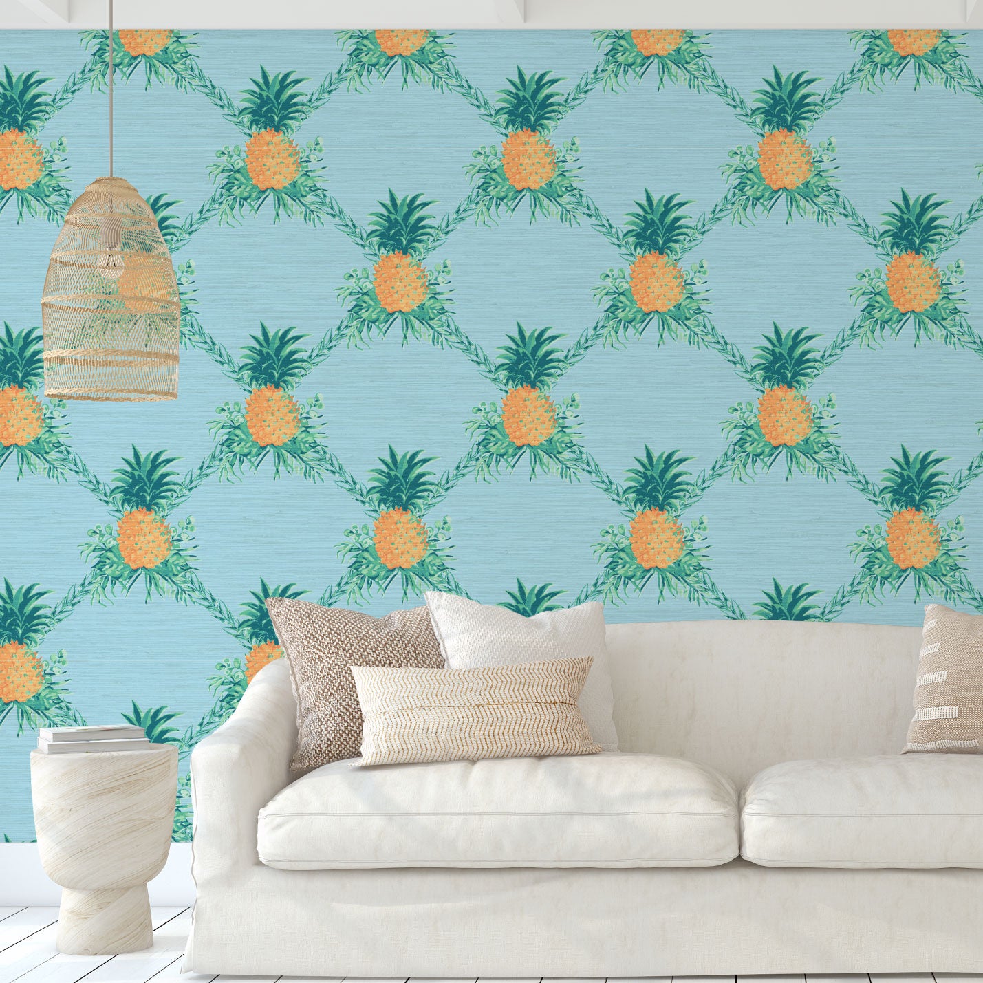 Grasscloth
Paper Weave
wallpaper
Natural
Textured
Eco-Friendly
Non-toxic
High-quality 
Sustainable
Interior Design
Bold
Custom
Tailor-made
Retro chic
Grand millennial
Maximalism 
Traditional
Dopamine decor
Tropical
Jungle
Coastal
Garden 
Seaside
Beach 
Ocean
Cabana
Preppy
pineapple
fruit
leaf
lattice
geo
botanical
french blue