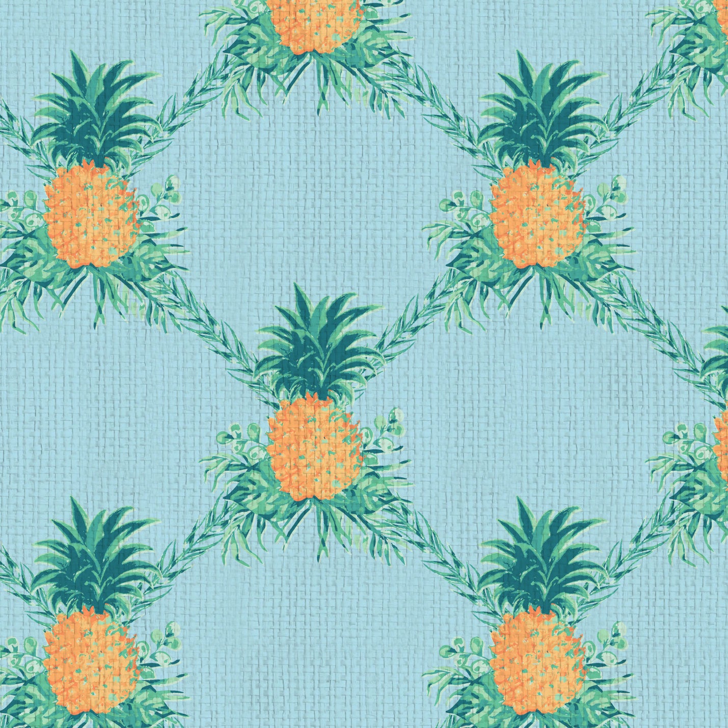 Beach 
Ocean
Cabana
Preppy
pineapple
fruit
leaf
lattice
geo
botanical
french blue