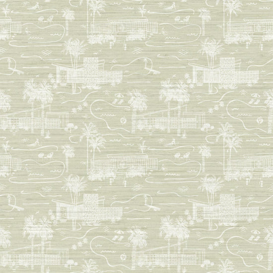 wallpaper Natural Textured Eco-Friendly Non-toxic High-quality Sustainable Interior Design Bold Custom Tailor-made Retro chic Bold tropical garden palm tree vintage coastal toile Grasscloth wallpaper Natural Textured Eco-Friendly Non-toxic High-quality Sustainable Interior Design Bold Custom Tailor-made Retro chic Bold Toile de Jouy palm springs desert mid-century palm trees pool naked lady hand-drawn pink coral orange light pink baby girl bedroom paperweave paper weave