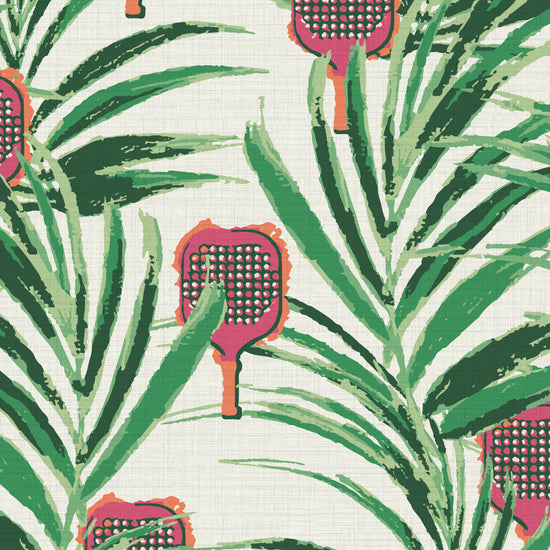 Most Valuable Palm Pickleball Paddle Textured Performance Vinyl Wallpaper in Go Get'em Green