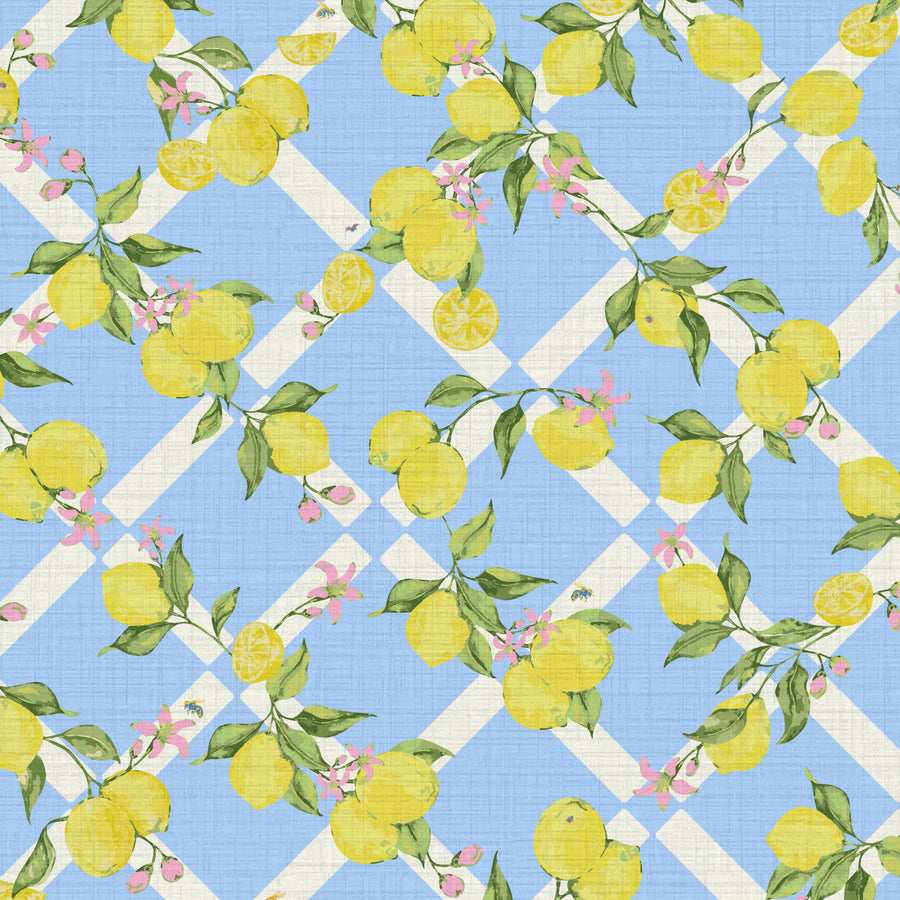 Floral Lemons Vinyl