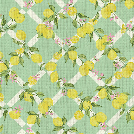 Grasscloth wallpaper paper weave Natural Textured Eco-Friendly Non-toxic Sustainable Interior Design Retro chic Grand millennial Maximalism Traditional Dopamine decorCoastal Garden Seaside Seashore Waterfront Vacation home styling Retreat Relaxed beach vibes Beach cottage Shoreline Oceanfront preppy Nature inspired Vertical Grid lemons fruit food Cottage core Countryside Vintage Imperfect Rural Farm core rustic stripe yellow pink flowers lattice botanical yellow green leaf pale baby kids sky green mint sage