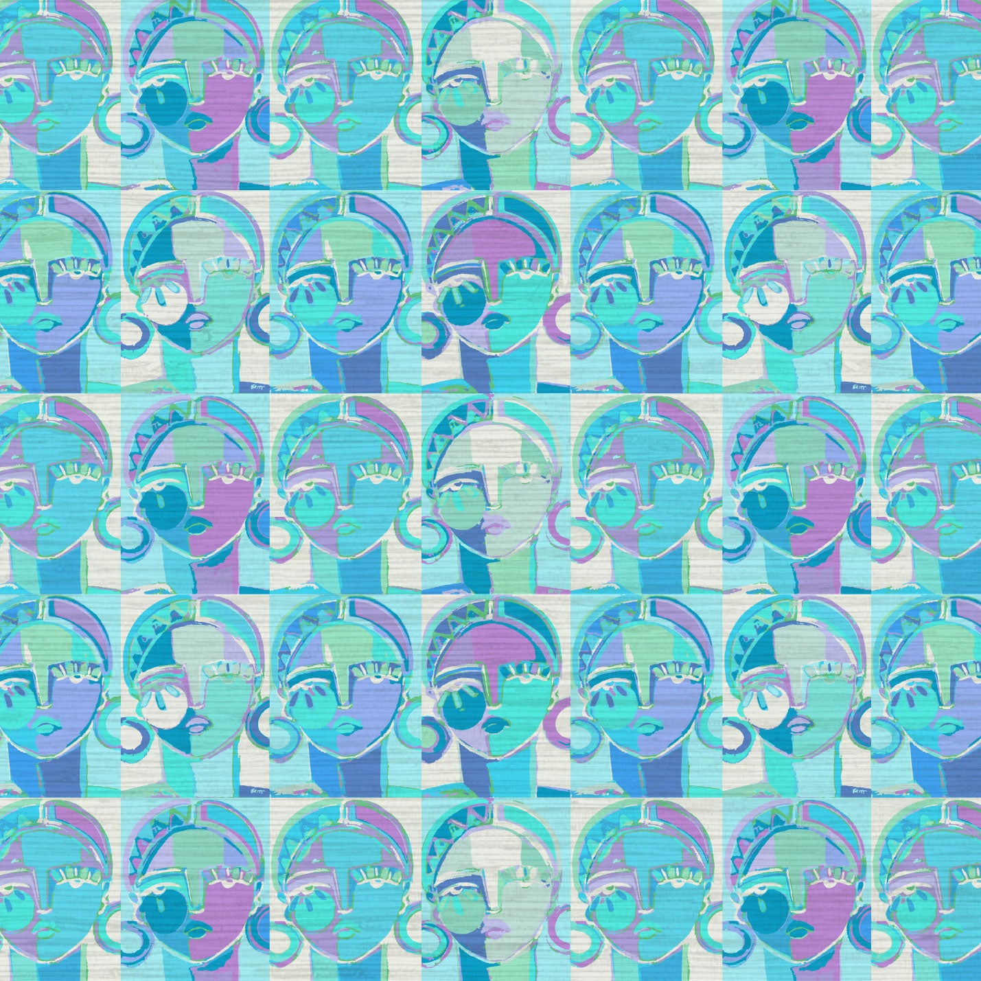 brittany atkinson art collaboration geometric stripe wallpaper wall covering grasscloth grass cloth paper weave textured custom luxury natural woman artist women contemporary modern interior design bold tailor made Eco-Friendly
Non-toxic
High-quality 
Sustainable
Retro chic
Grand millennial
Maximalism 
Traditional
Dopamine decor
girly kids blue ocean turq turquoise sky blue purple lavender 