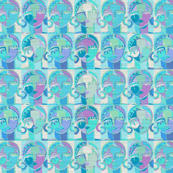 brittany atkinson art collaboration geometric stripe wallpaper wall covering grasscloth grass cloth paper weave textured custom luxury natural woman artist women contemporary modern interior design bold tailor made Eco-Friendly
Non-toxic
High-quality 
Sustainable
Retro chic
Grand millennial
Maximalism 
Traditional
Dopamine decor
girly kids blue ocean turq turquoise sky blue purple lavender 