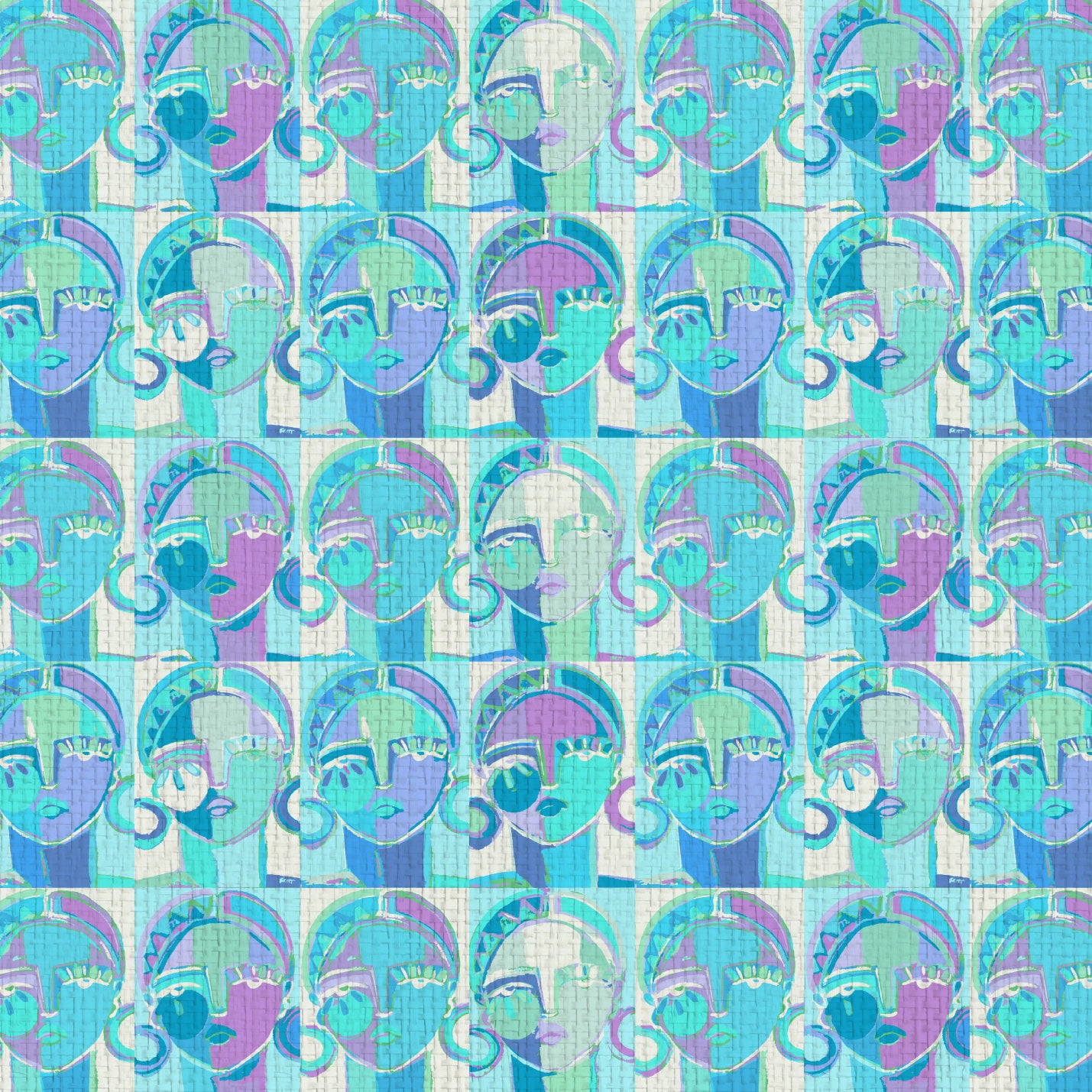 brittany atkinson art collaboration geometric stripe wallpaper wall covering grasscloth grass cloth paper weave textured custom luxury natural woman artist women contemporary modern interior design bold tailor made Eco-Friendly
Non-toxic
High-quality 
Sustainable
Retro chic
Grand millennial
Maximalism 
Traditional
Dopamine decor
girly kids blue ocean turq turquoise sky blue purple lavender 