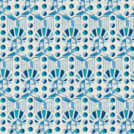 brittany atkinson art collaboration blue geometric stripe wallpaper wall covering grasscloth grass cloth paper weave textured custom luxury natural woman artist women contemporary modern interior design bold tailor made Eco-Friendly
Non-toxic
High-quality 
Sustainable
Retro chic
Grand millennial
Maximalism 
Traditional
Dopamine decor