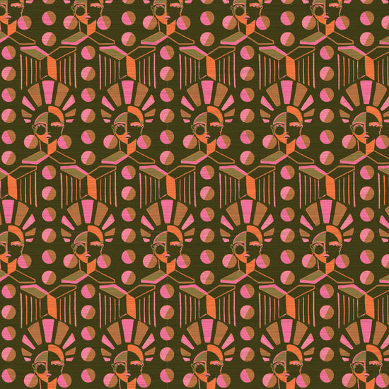 brittany atkinson art collaboration geometric stripe wallpaper wall covering grasscloth grass cloth paper weave textured custom luxury natural woman artist women contemporary modern interior design bold tailor made Eco-Friendly
Non-toxic
High-quality 
Sustainable
Retro chic
Grand millennial
Maximalism 
Traditional
Dopamine decor
brown chocolate pink orange