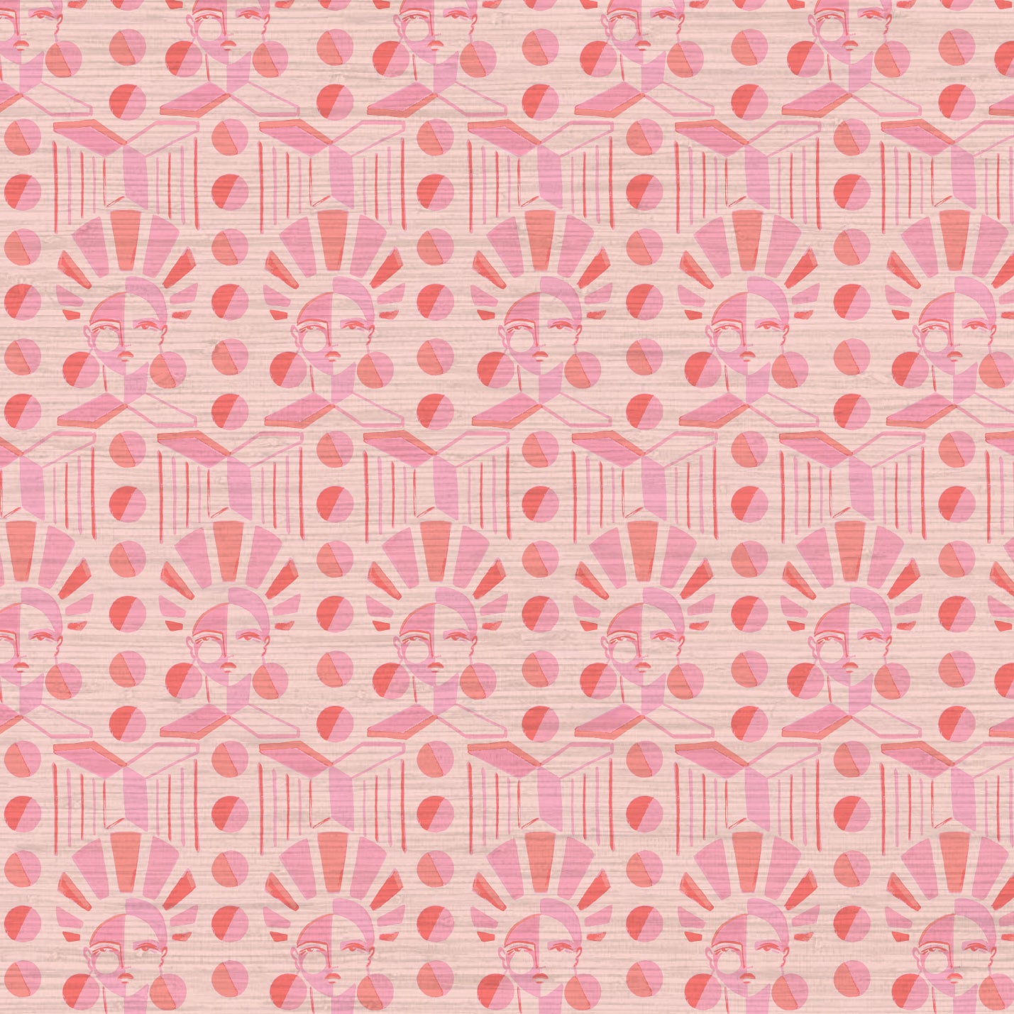 brittany atkinson art collaboration geometric stripe wallpaper wall covering grasscloth grass cloth paper weave textured custom luxury natural woman artist women contemporary modern interior design bold tailor made Eco-Friendly
Non-toxic
High-quality 
Sustainable
Retro chic
Grand millennial
Maximalism 
Traditional
Dopamine decor
girly kids pink orange baby pink light pink