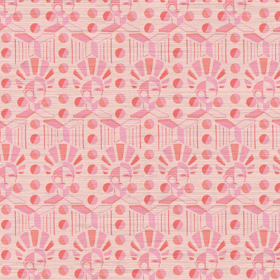 brittany atkinson art collaboration geometric stripe wallpaper wall covering grasscloth grass cloth paper weave textured custom luxury natural woman artist women contemporary modern interior design bold tailor made Eco-Friendly
Non-toxic
High-quality 
Sustainable
Retro chic
Grand millennial
Maximalism 
Traditional
Dopamine decor
girly kids pink orange baby pink light pink