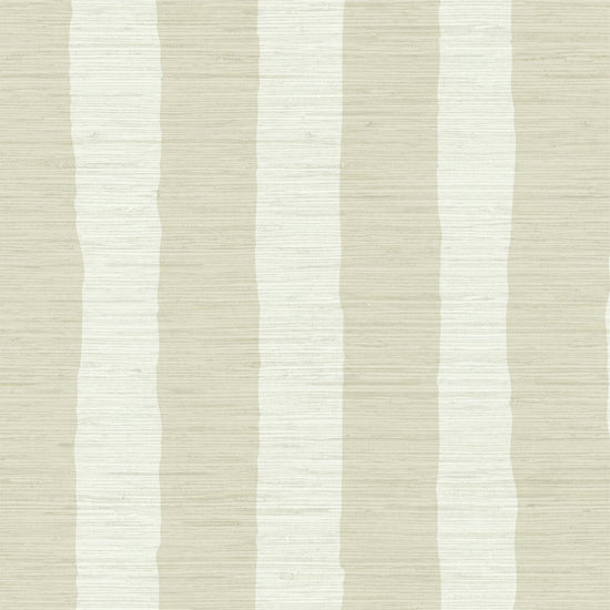 Grasscloth wallpaper Natural Textured Eco-Friendly Non-toxic High-quality  Sustainable Interior Design Bold Custom Tailor-made Retro chic Tropical Jungle Coastal preppy Garden Seaside Coastal Seashore Waterfront Vacation home styling Retreat Relaxed beach vibes Beach cottage Shoreline Oceanfront Nautical wide vertical stripe cabana white cream neutral off-white sand tan beige