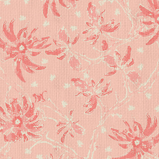 black pink pale pink pink flowers Natural Textured Eco-Friendly Non-toxic High-quality Sustainable practices Sustainability Wall covering Wallcovering Wallpaper Luxury Contemporary Designer Custom interior Bespoke Tailor-made Nature inspired Bold Garden Wallpaper Chinoiserie Asian inspired chinz tree branches flowers flower floral garden monkey animal chinese asian inspired paper weave