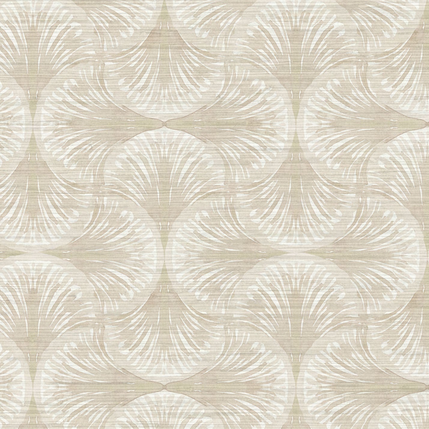 South Beach Wallpaper in Beach Please Beige by Little Blue Designs