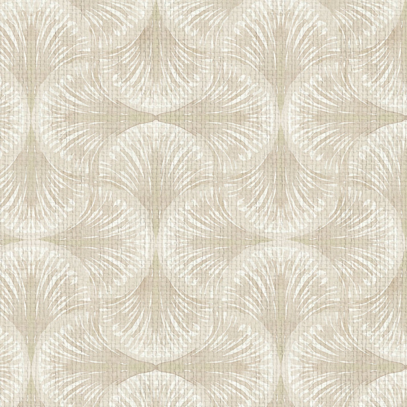 South Beach Wallpaper in Beach Please Beige by Little Blue Designs