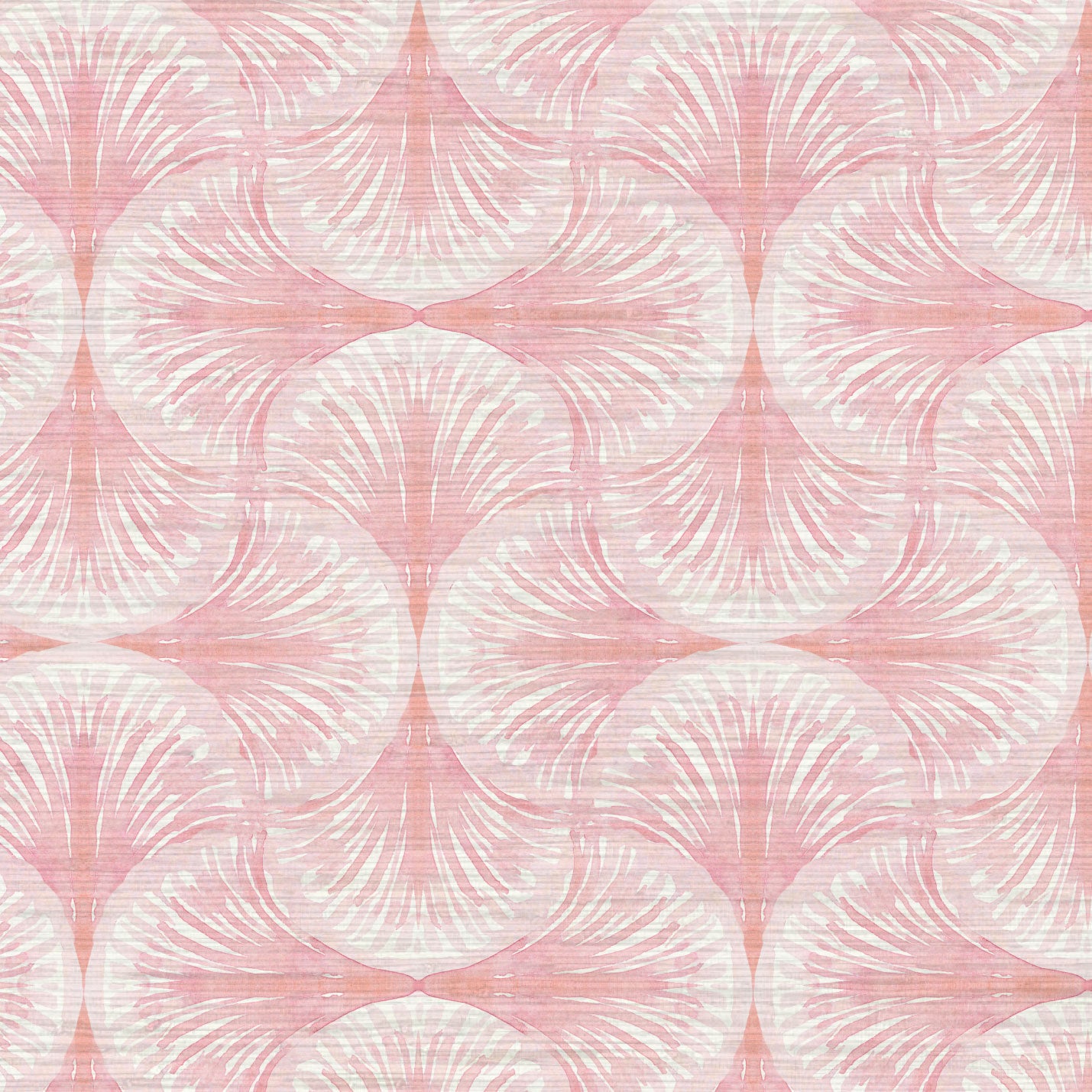 South Beach Wallpaper in Coral Is Calling by Little Blue Designs