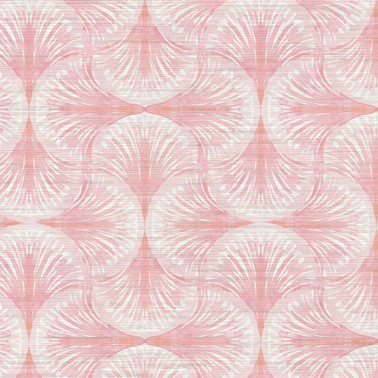 South Beach Wallpaper in Coral Is Calling by Little Blue Designs