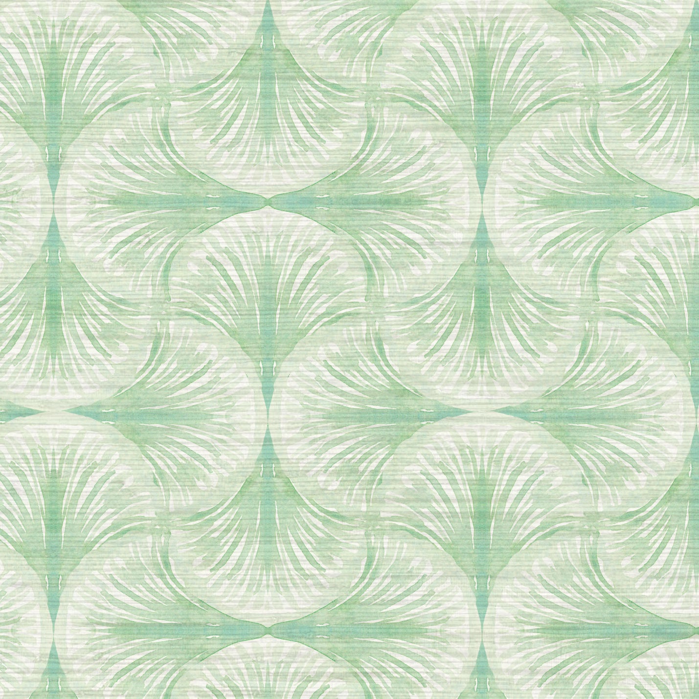 South Beach Wallpaper in Greener Grass by Little Blue Designs