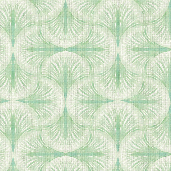 South Beach Wallpaper in Greener Grass by Little Blue Designs