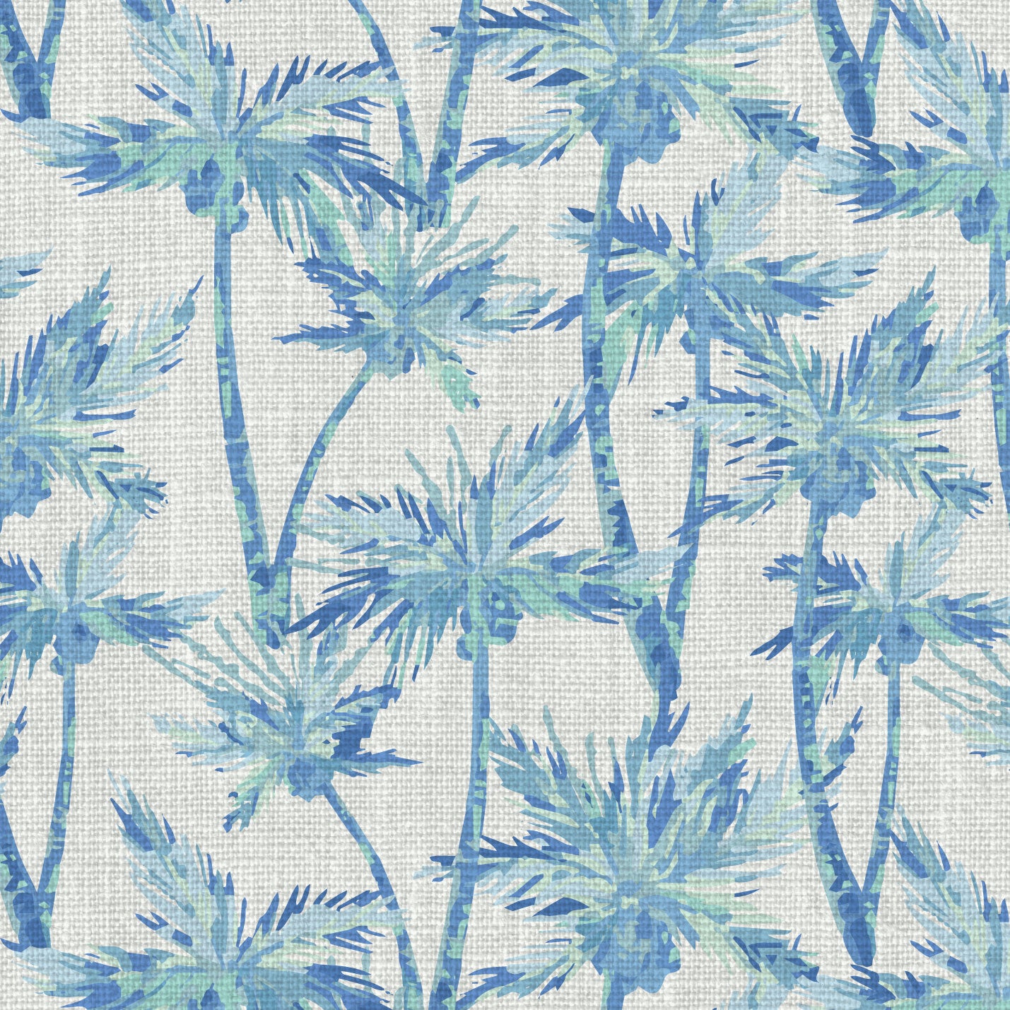 wallpaper Natural Textured Eco-Friendly Non-toxic High-quality Sustainable Interior Design Bold Custom Tailor-made Retro chic Tropical Jungle Coastal Garden Seaside Coastal Seashore Waterfront Vacation home styling Retreat Relaxed beach vibes Beach cottage Shoreline Oceanfront nature palm tree palms tonal cream sand off-white ocean sky surf blue teal linen