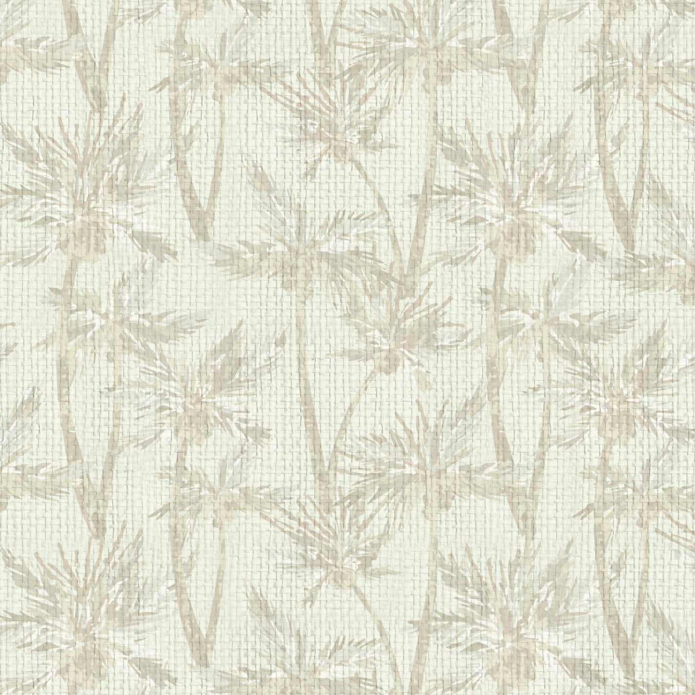 wallpaper Natural Textured Eco-Friendly Non-toxic High-quality Sustainable Interior Design Bold Custom Tailor-made Retro chic Tropical Jungle Coastal Garden Seaside Coastal Seashore Waterfront Vacation home styling Retreat Relaxed beach vibes Beach cottage Shoreline Oceanfront nature palm tree palms tonal cream sand off-white tan beige taupe paperweave paper weave