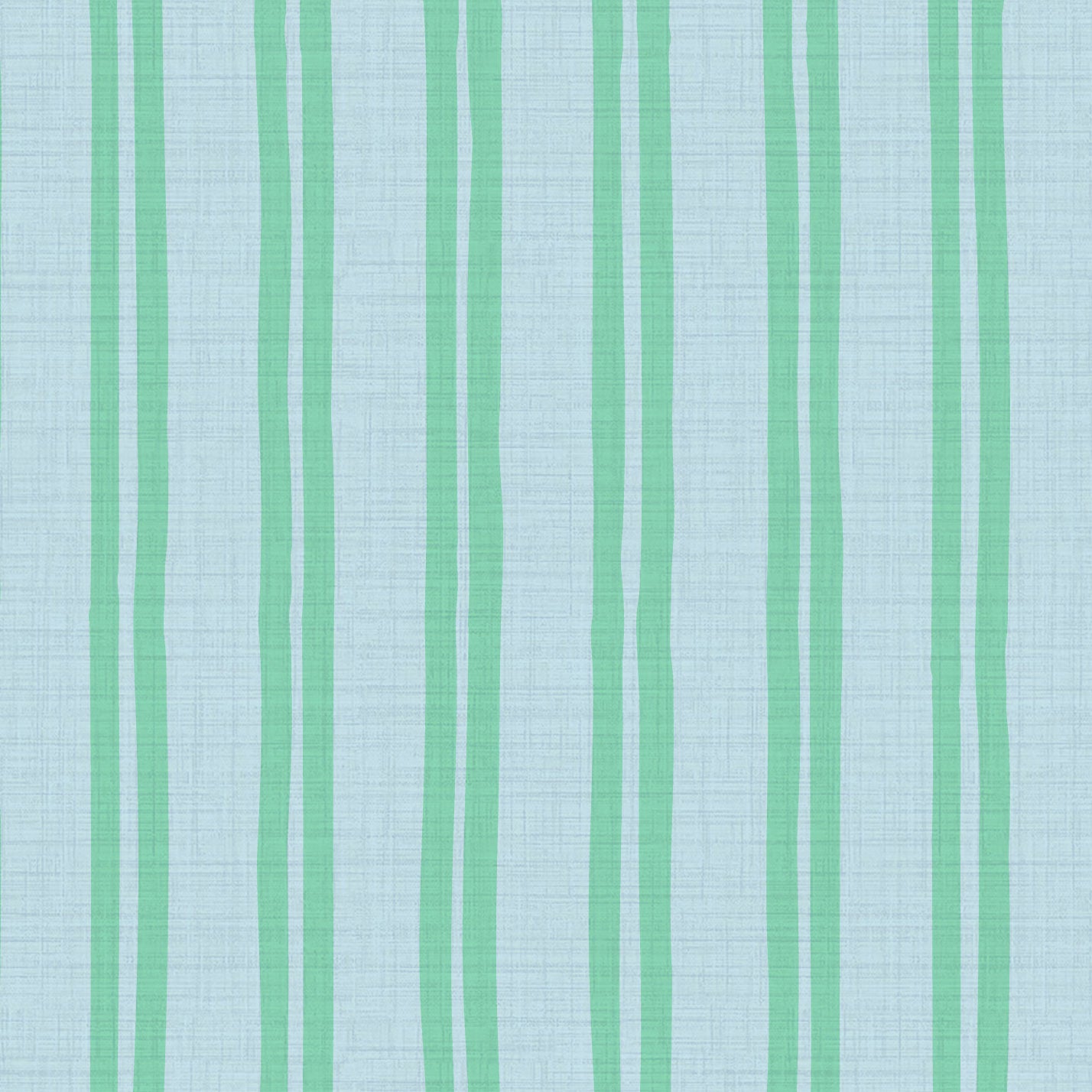 Stripe Stripe Baby Textured Performance Vinyl Wallpaper in Ocean Waves Blue & Green