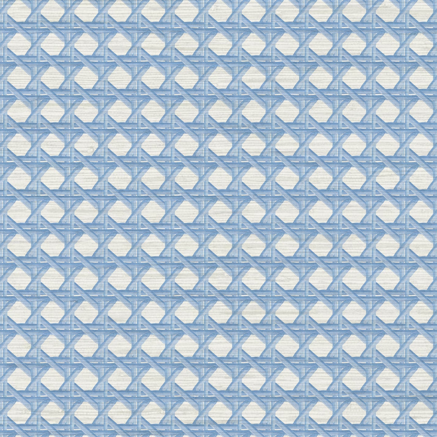 Sugar Cane Mini Wallpaper in Blue Sky Baby by Little Blue Designs