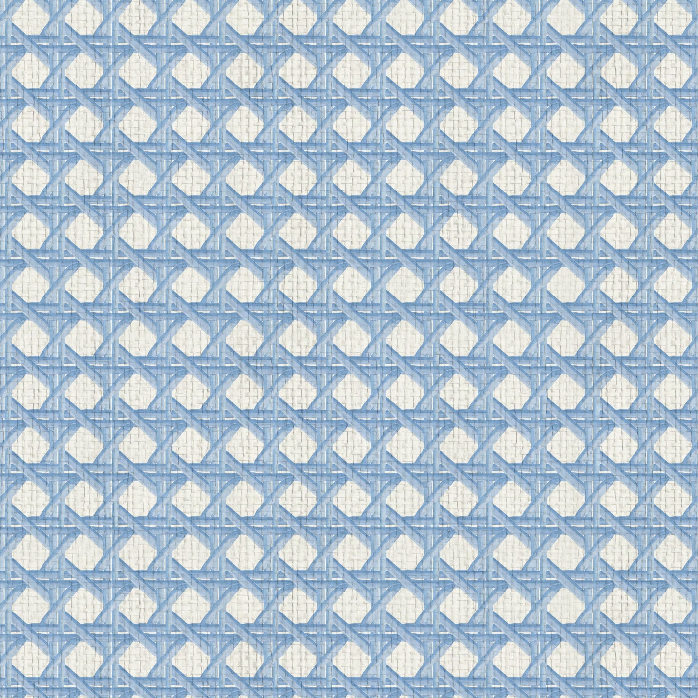 Sugar Cane Mini Wallpaper in Blue Sky Baby by Little Blue Designs