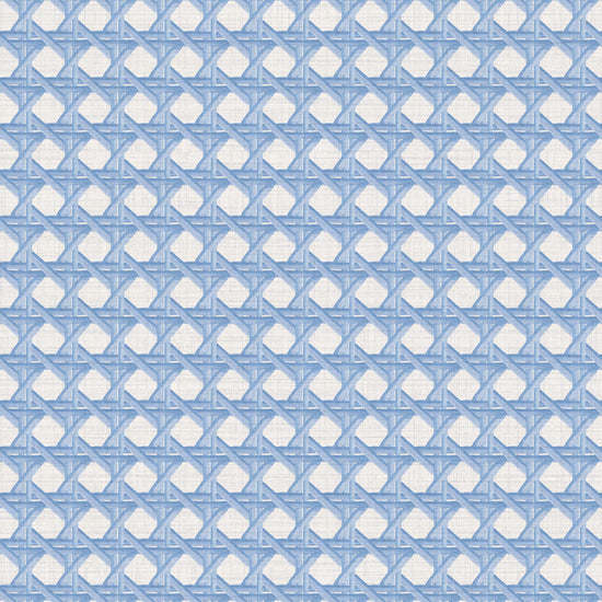 Sugar Cane Mini Textured Performance Vinyl Wallpaper in Blue Sky Baby by Little Blue Designs