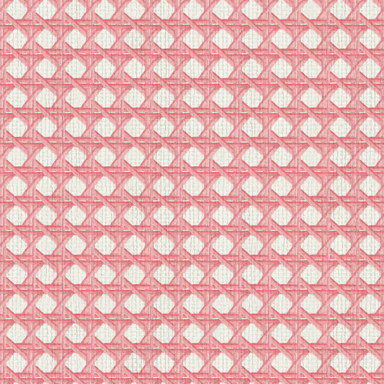 Sugar Cane Mini Wallpaper in Coral Is Calling by Little Blue Designs