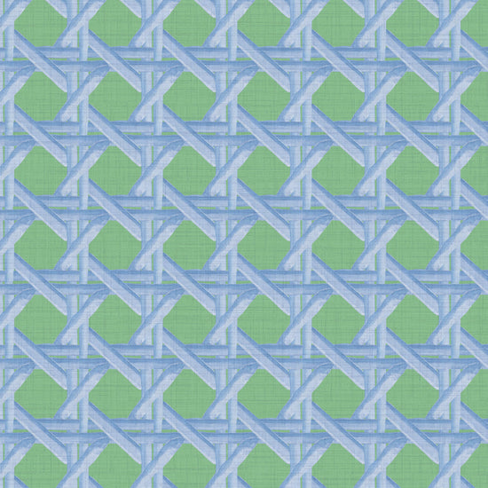 Sugar Cane Textured Performance Vinyl Wallpaper in Out of the Blue by Little Blue Designs