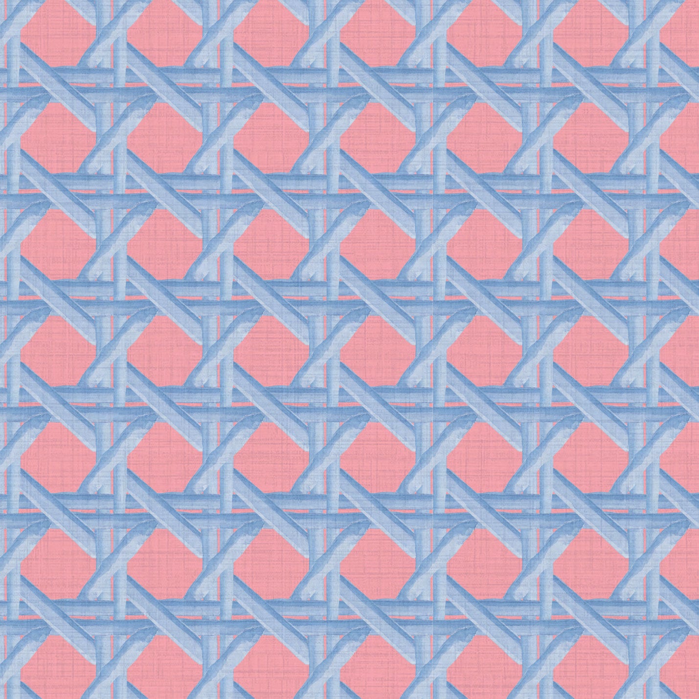 Sugar Cane Textured Performance Vinyl Wallpaper in The Pinky Blues by Little Blue Designs