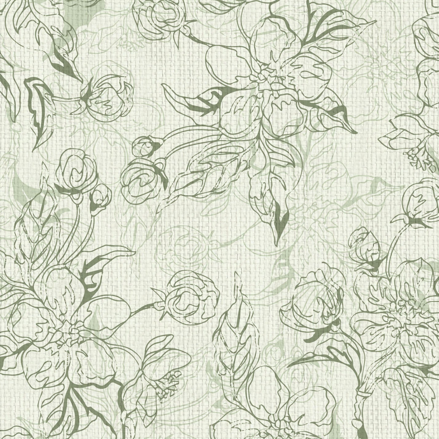 wallpaper Natural Textured Eco-Friendly Non-toxic High-quality Sustainable Interior Design Bold Custom Tailor-made Retro chic Grand millennial Maximalism Traditional Dopamine decor floral garden feminine botanical flowers Rustic Cabin cottage Luxury Contemporary Bespoke nature inspired farm core nature olive green cream neutral paper weave paperweave basketweave basket weave