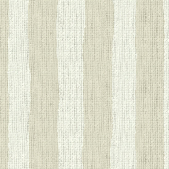 wallpaper Natural Textured Eco-Friendly Non-toxic High-quality  Sustainable Interior Design Bold Custom Tailor-made Retro chic Tropical Jungle Coastal preppy Garden Seaside Coastal Seashore Waterfront Vacation home styling Retreat Relaxed beach vibes Beach cottage Shoreline Oceanfront Nautical wide vertical stripe cabana white cream neutral off-white sand tan beige paper weave