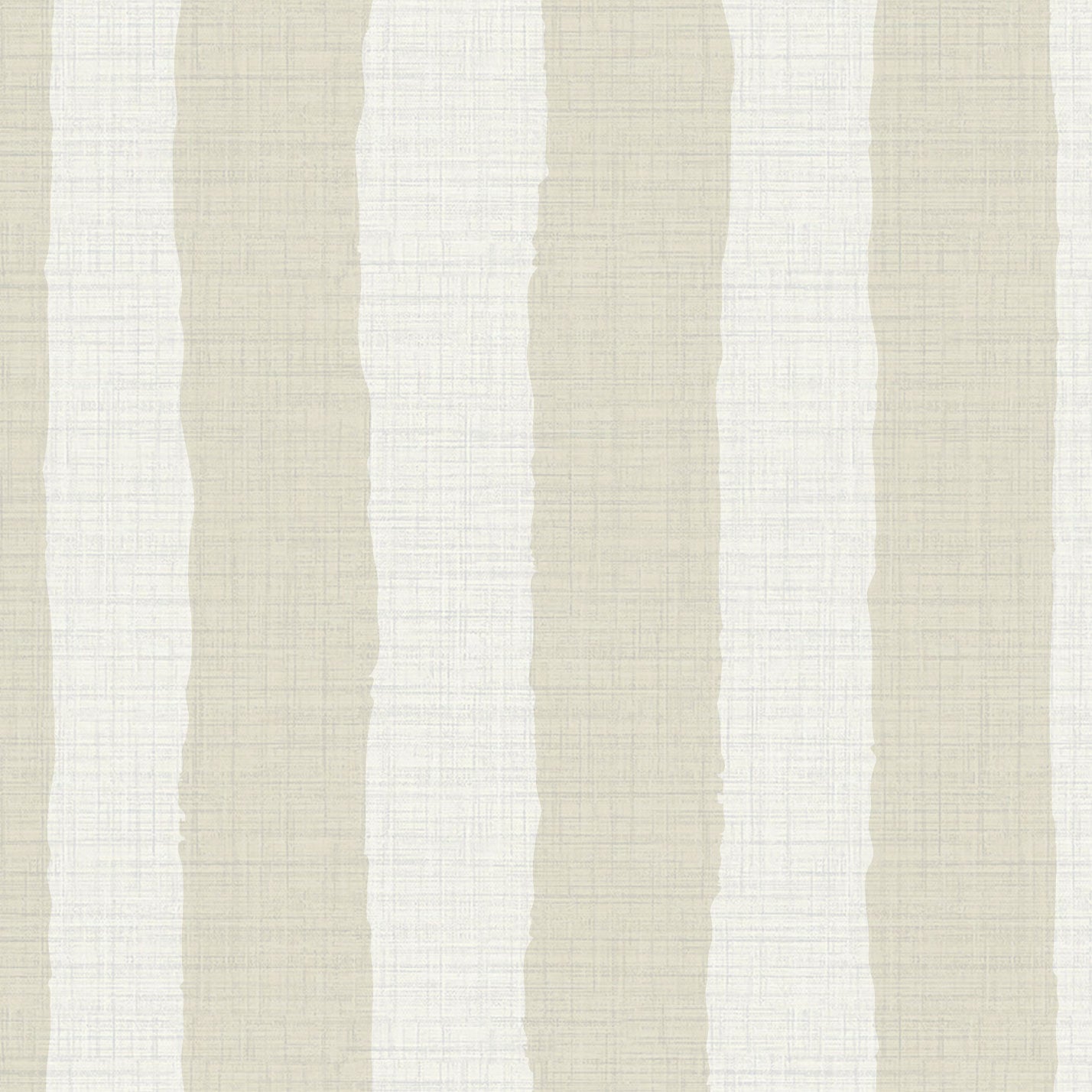 Under the Boardwalk Stripe Textured Performance Vinyl Wallpaper in Sand Castle Tan & White